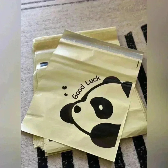 Almond Cream Bear 50PCS *Poly Mailers 12.5x15 Inch. - Picture 2 of 2